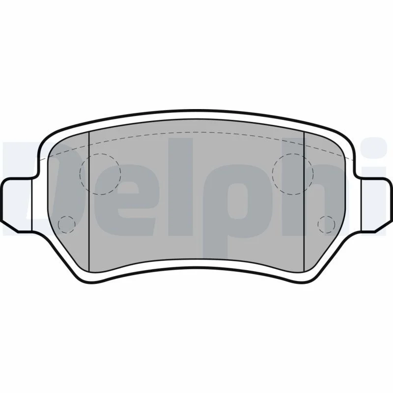 Brake Pad Set, disc brake DELPHI LP2209