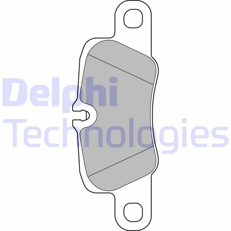 Conjunto de pastilhas de travão de disco DELPHI LP2237