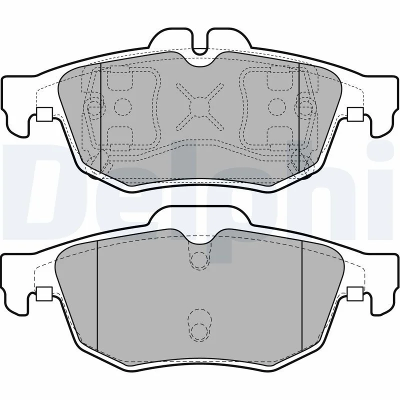 Brake Pad Set, disc brake DELPHI LP2259