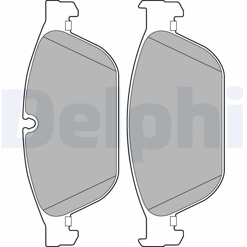 Conjunto de pastilhas de travão de disco DELPHI LP2292