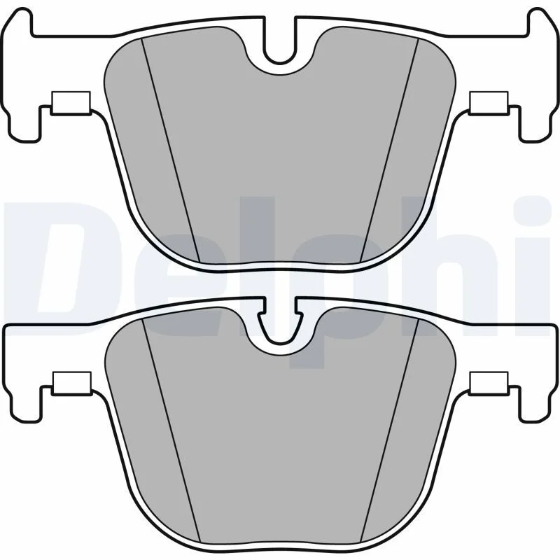 Conjunto de pastilhas de travão de disco DELPHI LP2494