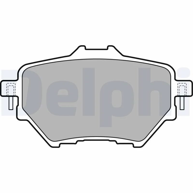 Conjunto de pastilhas de travão de disco DELPHI LP2505