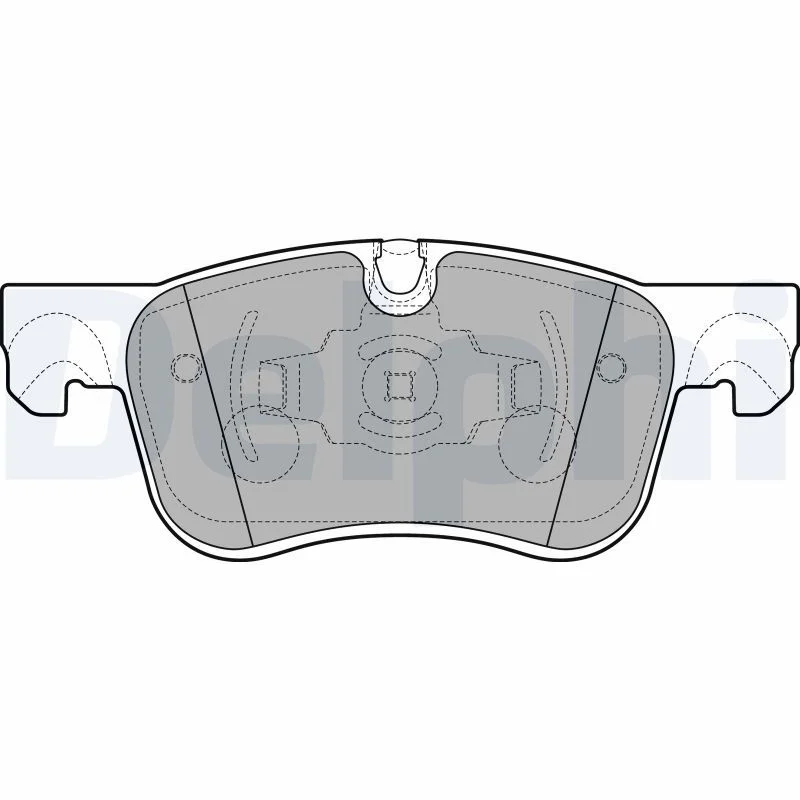 Conjunto de pastilhas de travão de disco DELPHI LP2689