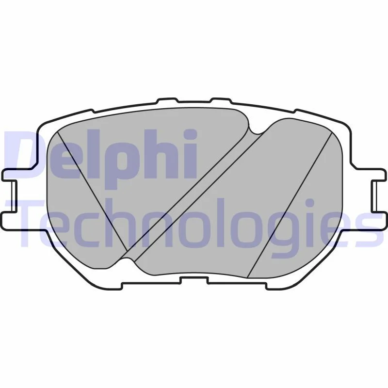 Conjunto de pastilhas de travão de disco DELPHI LP2699