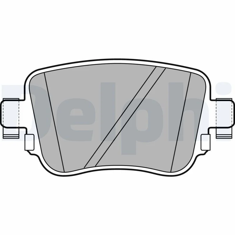 Conjunto de pastilhas de travão de disco DELPHI LP2709