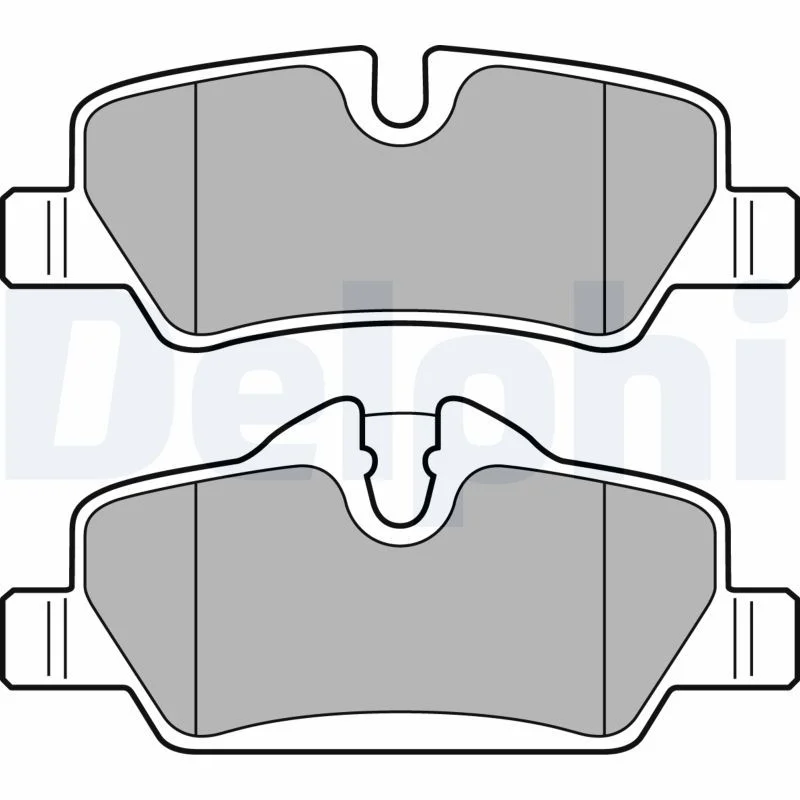 Conjunto de pastilhas de travão de disco DELPHI LP2762