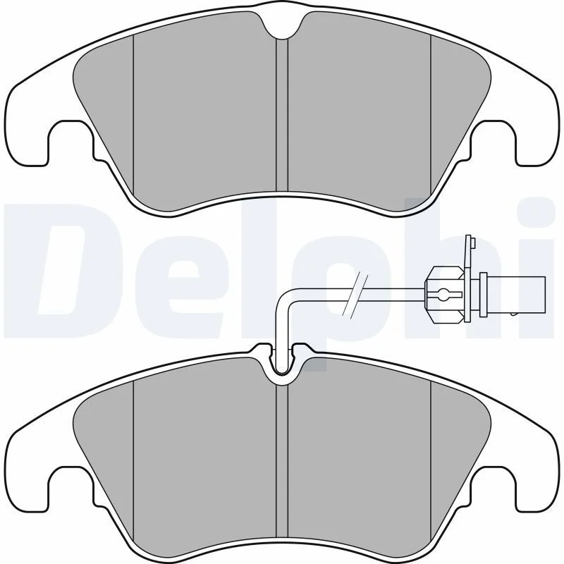 Conjunto de pastilhas de travão de disco DELPHI LP3152