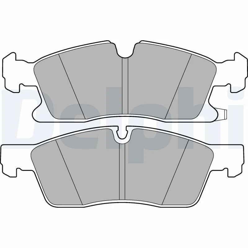 Conjunto de pastilhas de travão de disco DELPHI LP3173