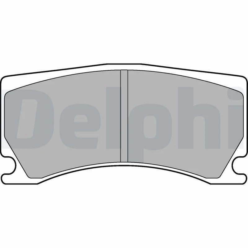 Brake Pad Set, disc brake DELPHI LP3174