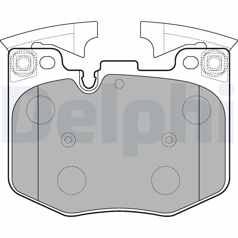 Brake Pad Set, disc brake DELPHI LP3235