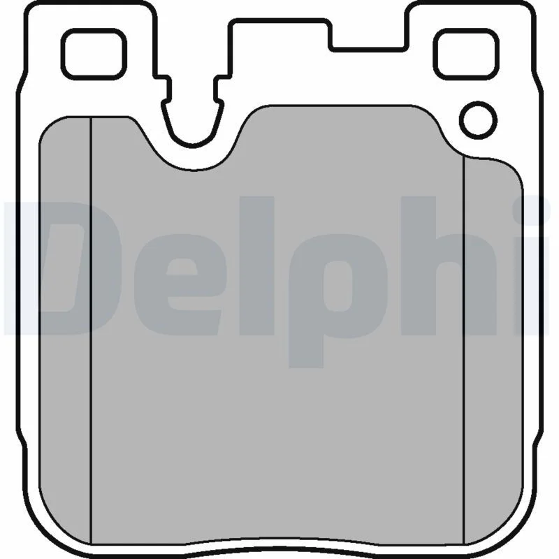 Conjunto de pastilhas de travão de disco DELPHI LP3249