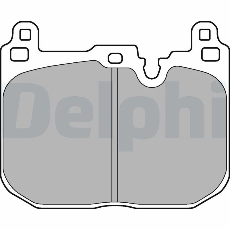 Conjunto de pastilhas de travão de disco DELPHI LP3259