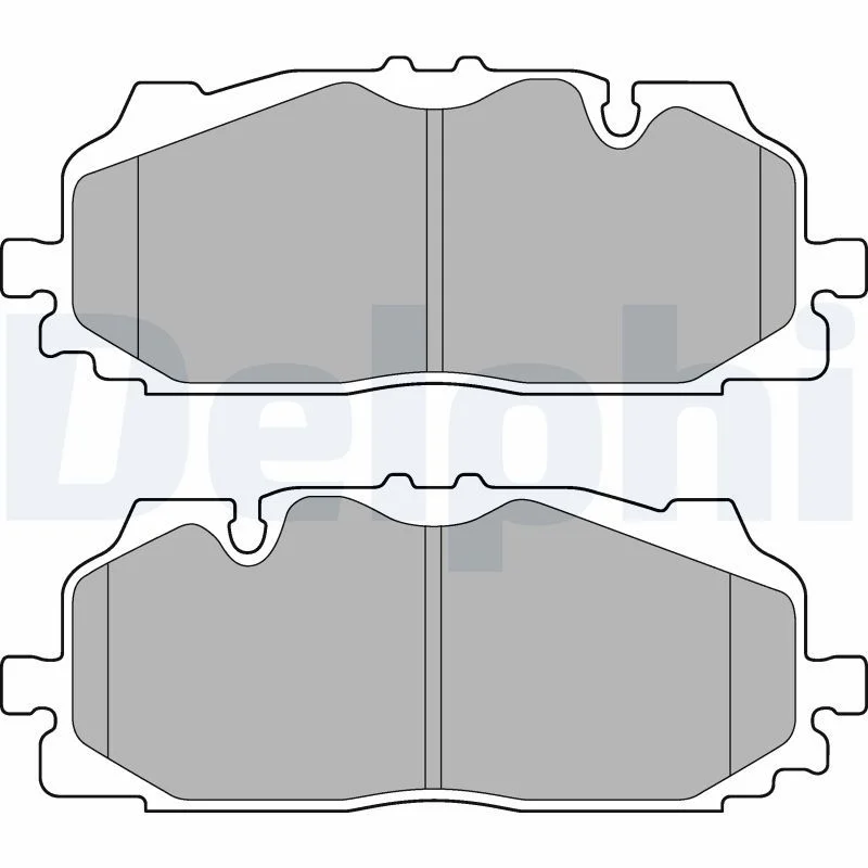 Brake Pad Set, disc brake DELPHI LP3272