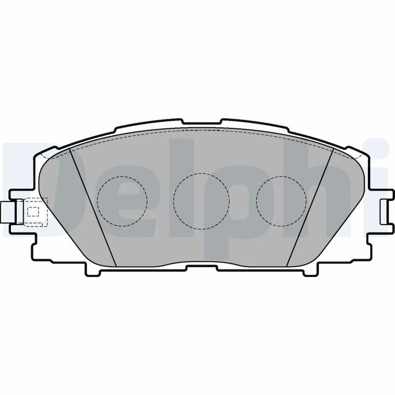 Brake Pad Set, disc brake DELPHI LP3273