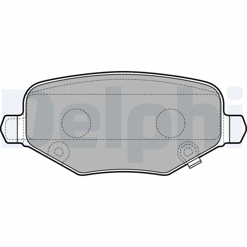 Conjunto de pastilhas de travão de disco DELPHI LP3296