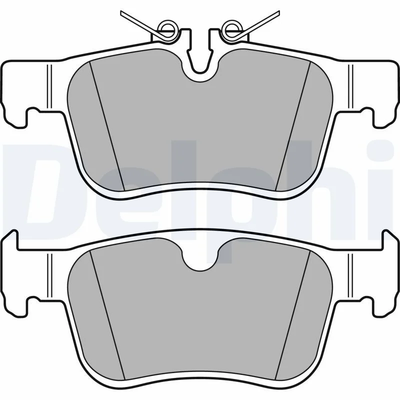 Brake Pad Set, disc brake DELPHI LP3312