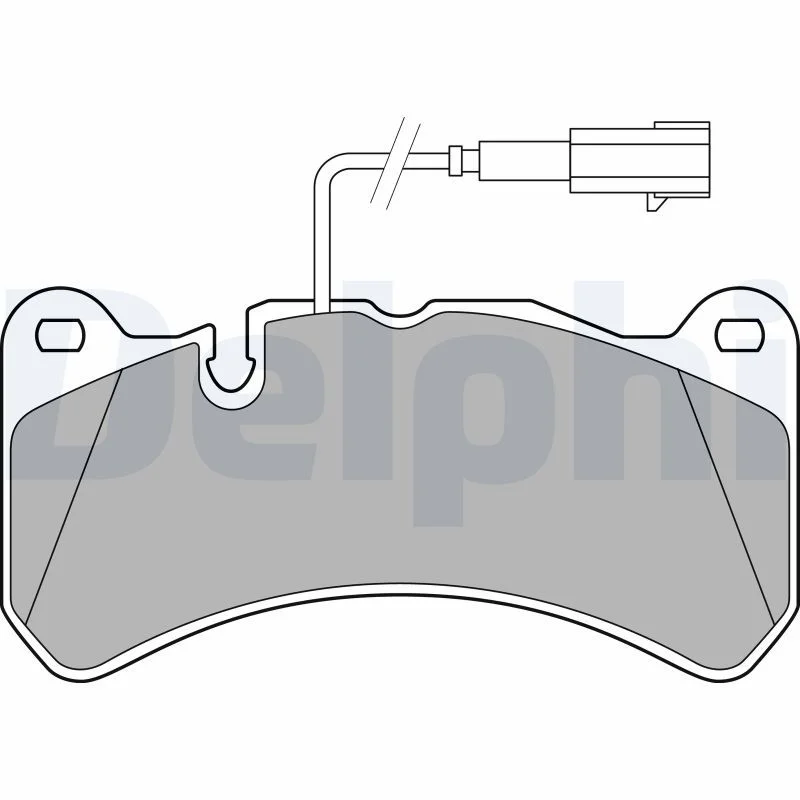 Brake Pad Set, disc brake DELPHI LP3374