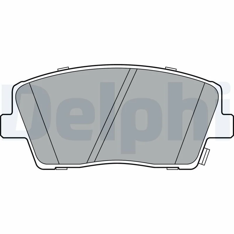 Brake Pad Set, disc brake DELPHI LP3390