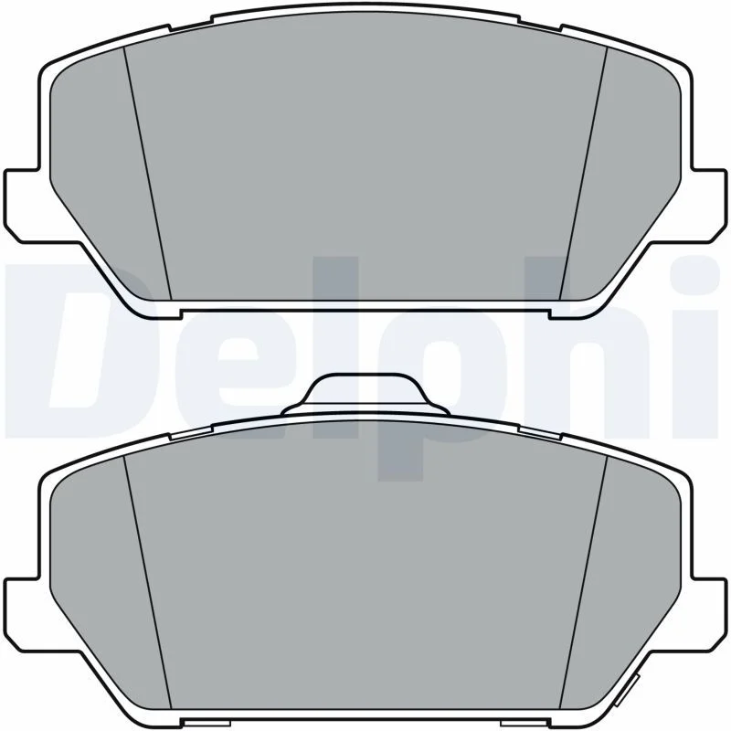 Conjunto de pastilhas de travão de disco DELPHI LP3400