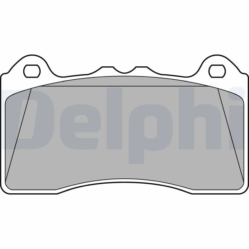 Brake Pad Set, disc brake DELPHI LP3436