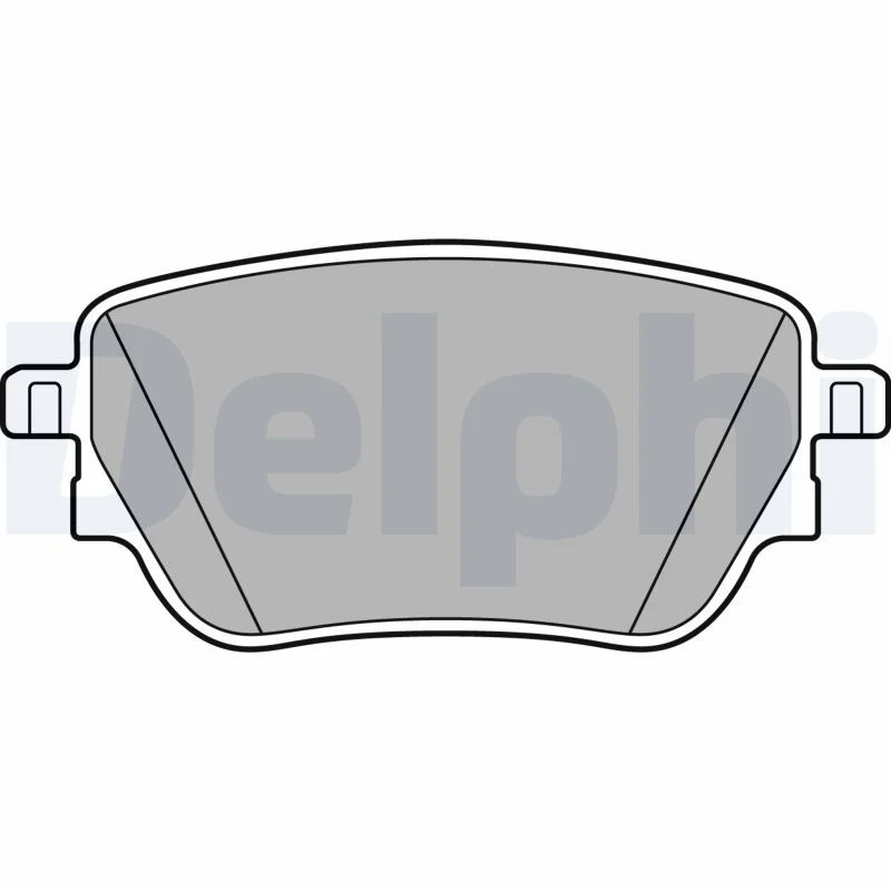 Conjunto de pastilhas de travão de disco DELPHI LP3438