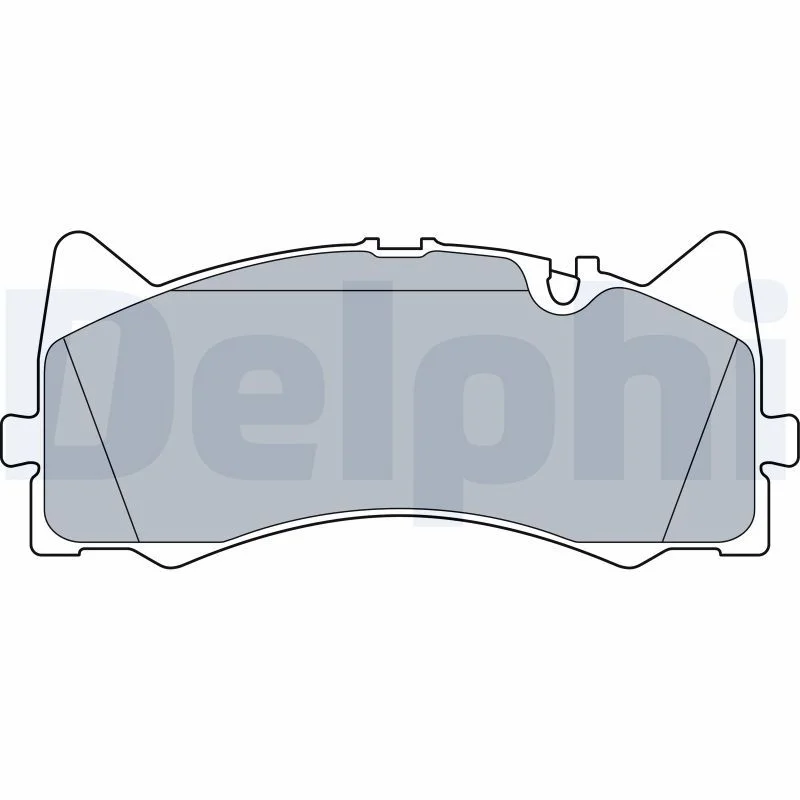 Brake Pad Set, disc brake DELPHI LP3527