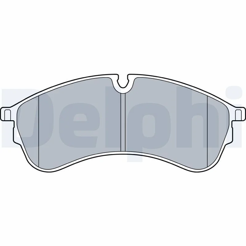 Brake Pad Set, disc brake DELPHI LP3545