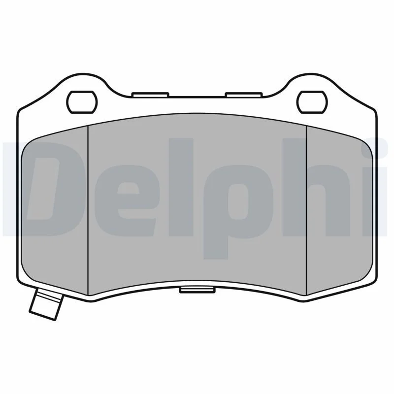 Brake Pad Set, disc brake DELPHI LP3676