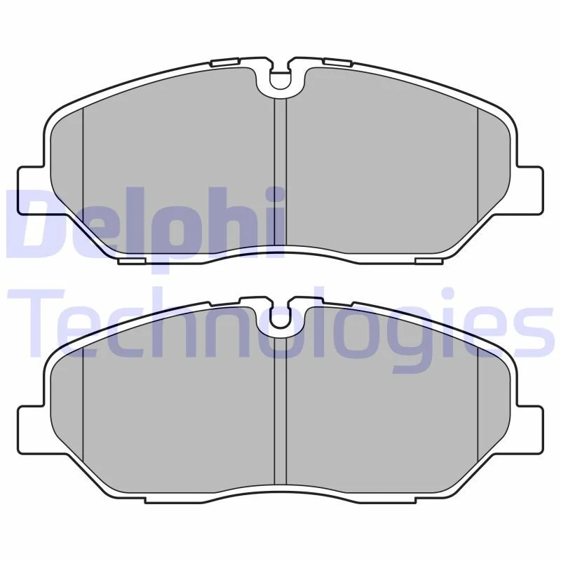 Conjunto de pastilhas de travão de disco DELPHI LP3683
