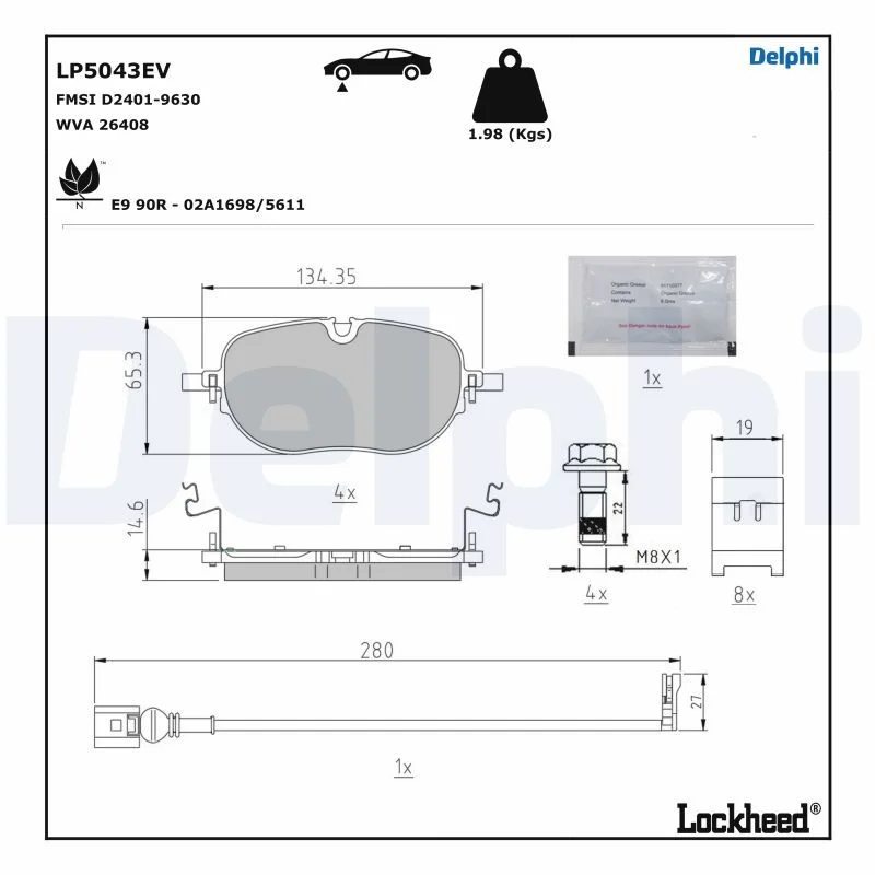 402 DELPHI LP5043EV