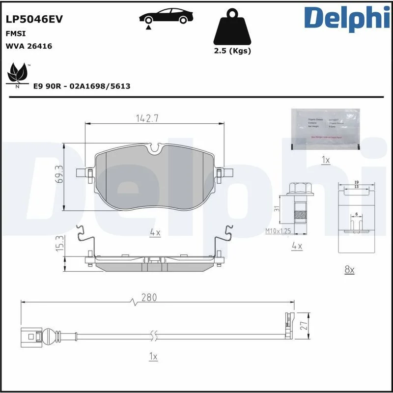 402 DELPHI LP5046EV