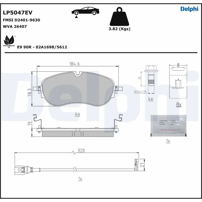 402 DELPHI LP5047EV