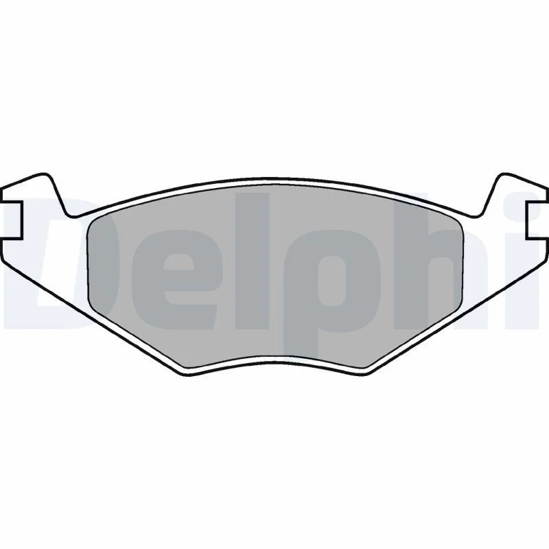 Conjunto de pastilhas de travão de disco DELPHI LP505