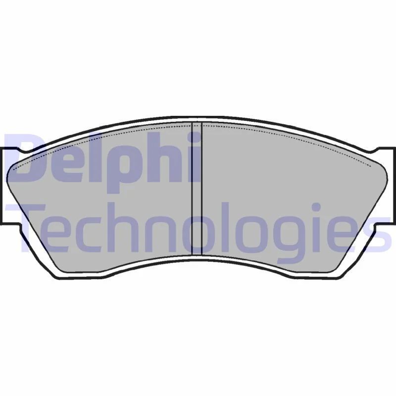 Conjunto de pastilhas de travão de disco DELPHI LP676
