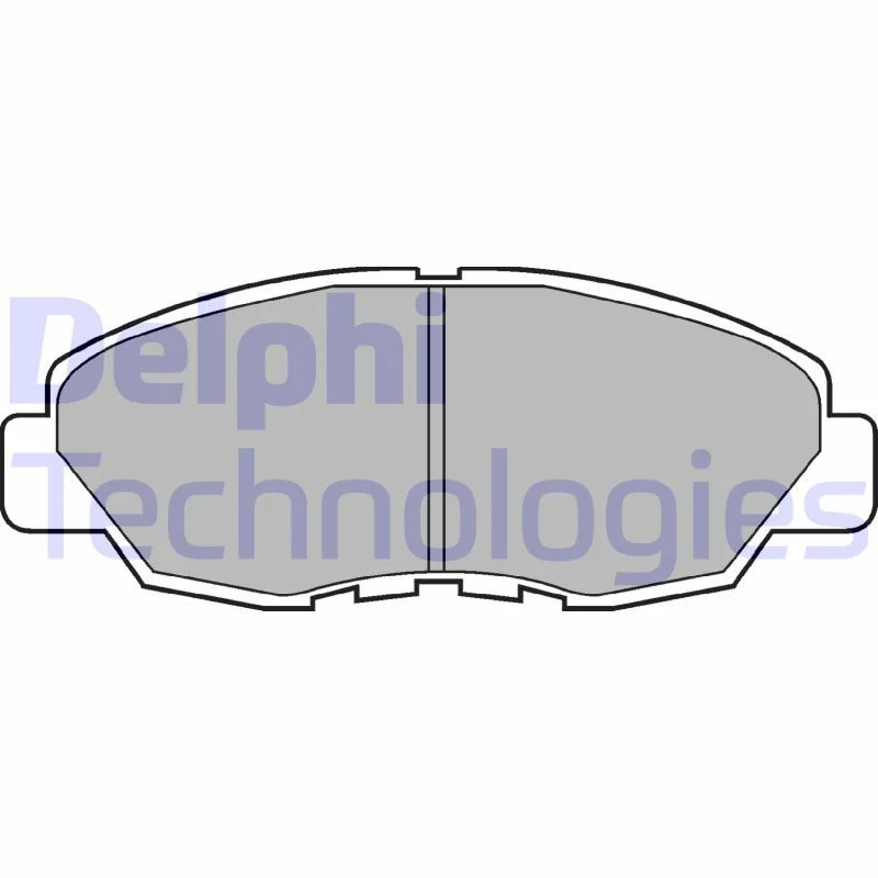 Conjunto de pastilhas de travão de disco DELPHI LP734