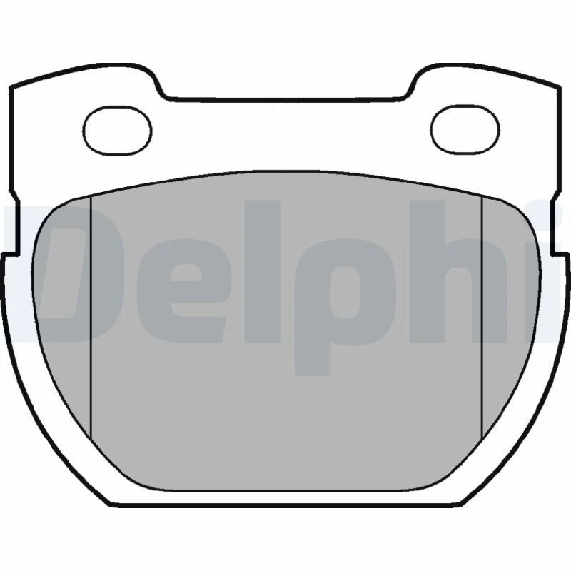 Conjunto de pastilhas de travão de disco DELPHI LP777