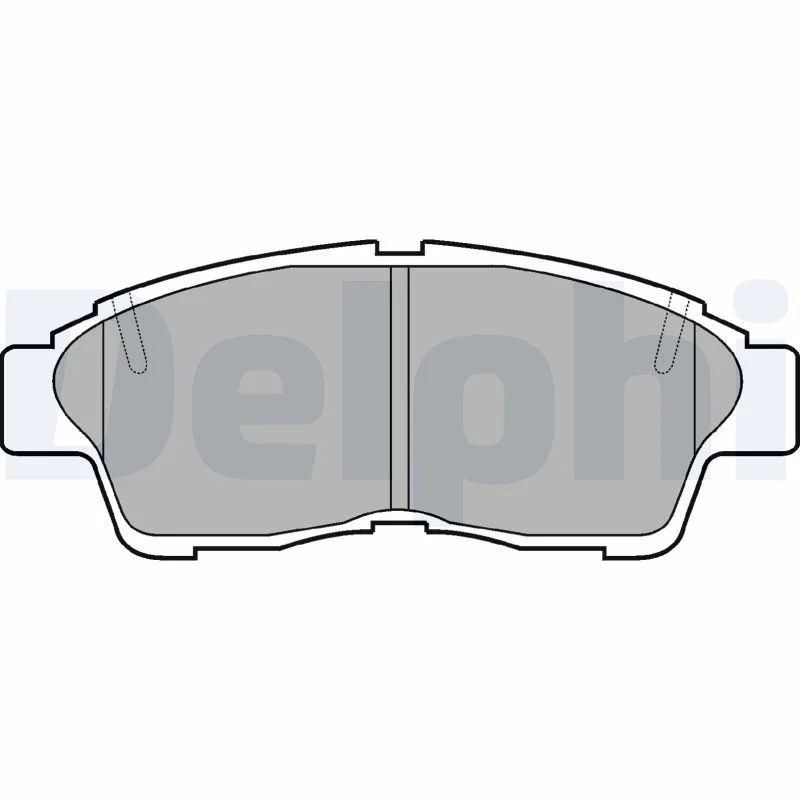 Brake Pad Set, disc brake DELPHI LP789