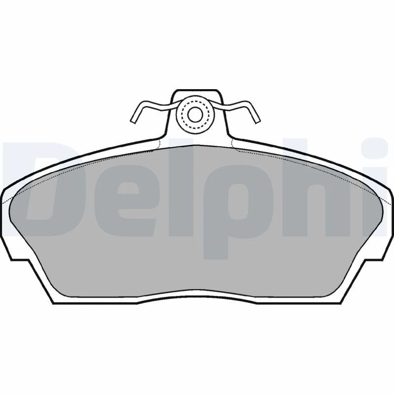 Conjunto de pastilhas de travão de disco DELPHI LP911