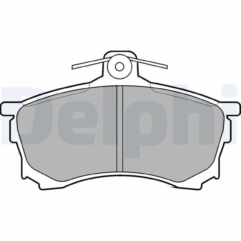 Conjunto de pastilhas de travão de disco DELPHI LP992