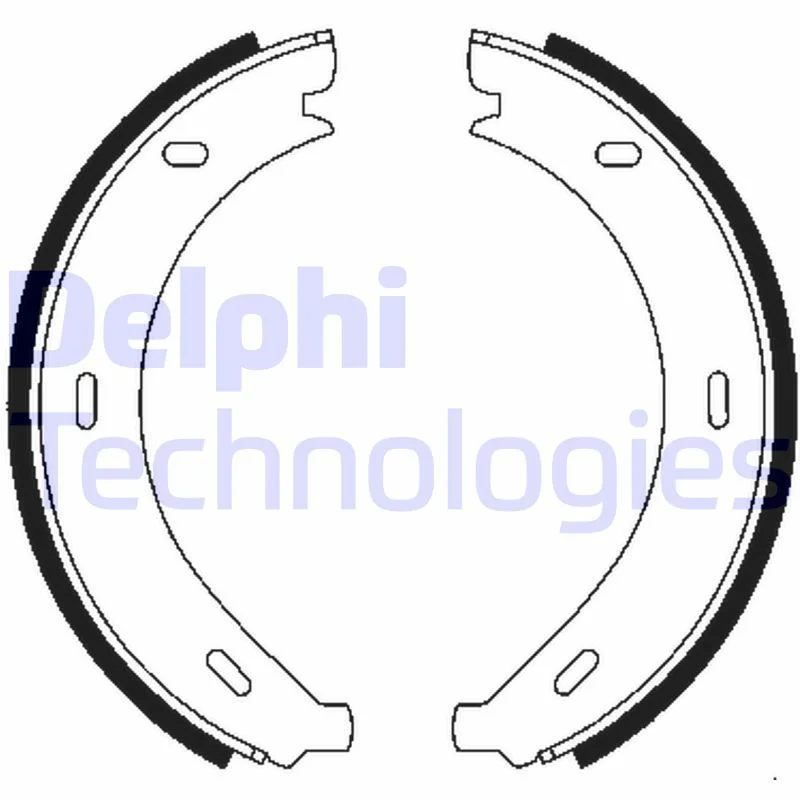 Brake Shoe Set, parking brake DELPHI LS1902