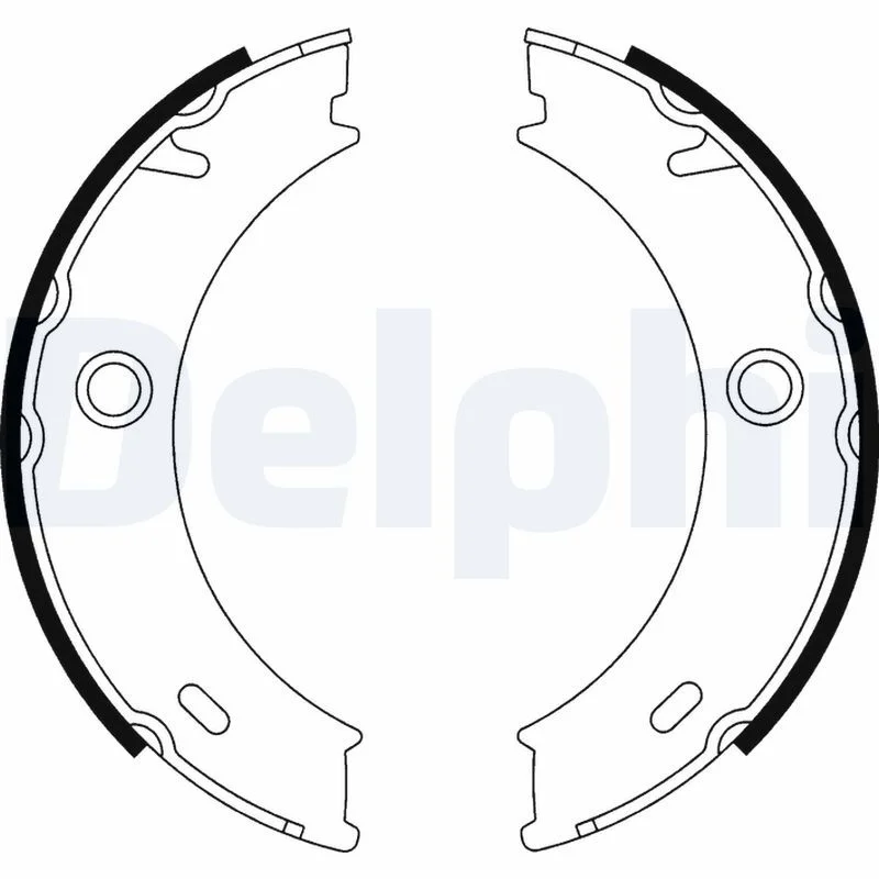Brake Shoe Set, parking brake DELPHI LS1917