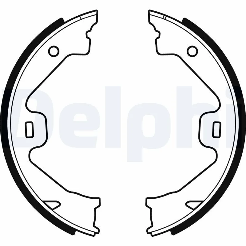 Brake Shoe Set, parking brake DELPHI LS1930