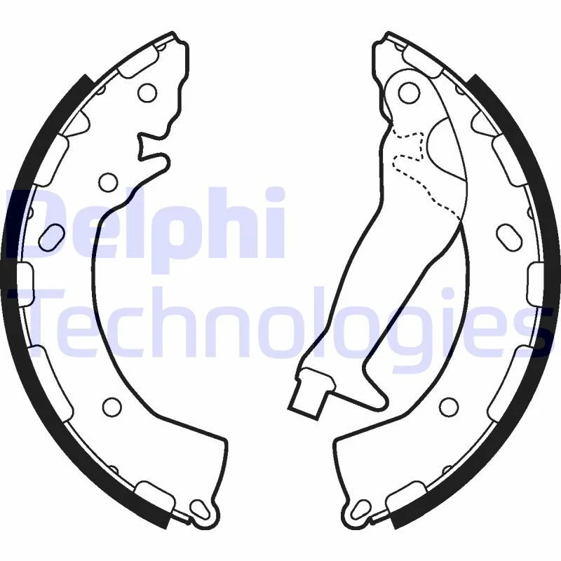 Conjunto de pastilhas de travão DELPHI LS2010