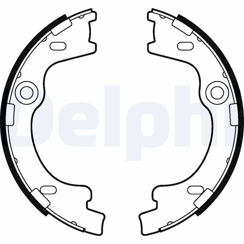Conjunto de pastilhas de travão DELPHI LS2012