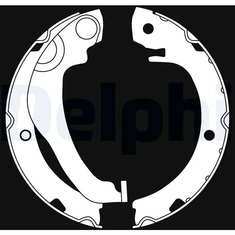 Conjunto de pastilhas de travão DELPHI LS2020