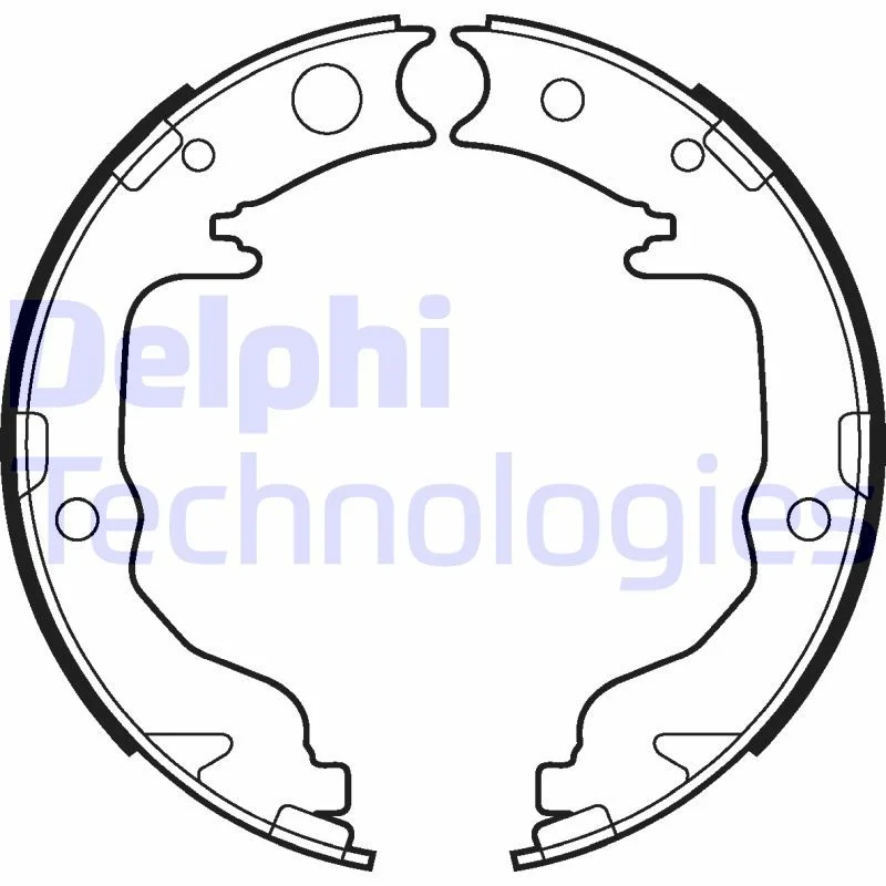 Conjunto de pastilhas de travão DELPHI LS2026