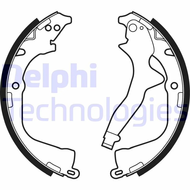 Conjunto de pastilhas de travão DELPHI LS2056