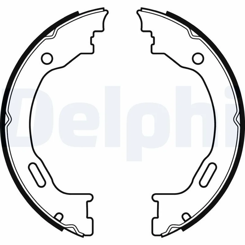 Brake Shoe Set, parking brake DELPHI LS2077