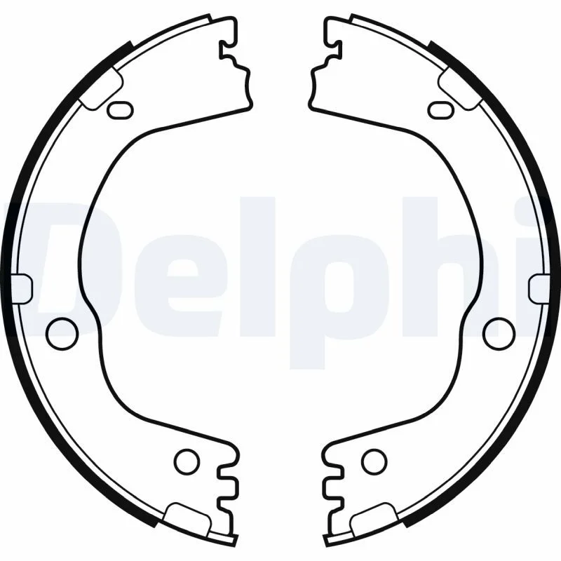 Conjunto de pastilhas de travão DELPHI LS2081