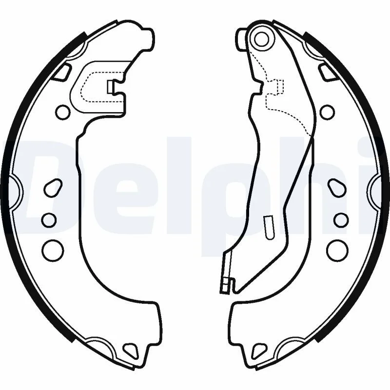 Brake Shoe Set DELPHI LS2107